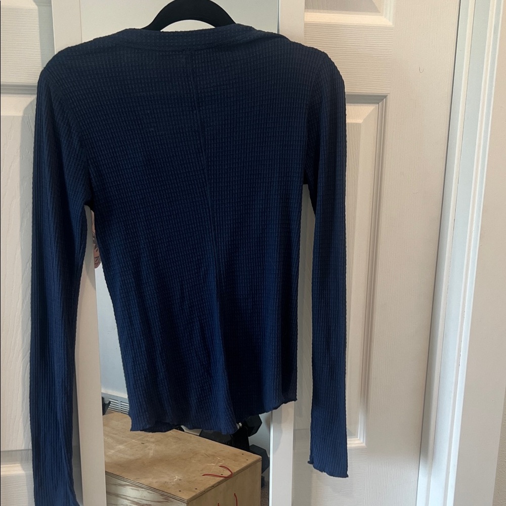 Free people Long-Sleeve Henley Top - Picture 3 of 3
